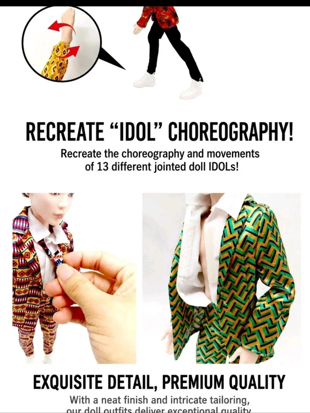 2019 Mattel BTS Idol Doll Set K-Pop - RM/Jin/j-hope/Jimin/V/Suga/Jung Kook - NEW